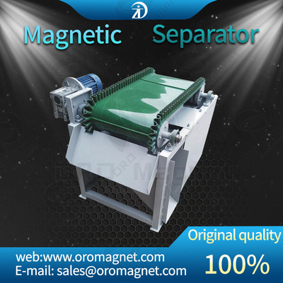 100 X 800 0.1 * 10mm 입자를 위한 3층 오버밴드 자기 분리 벨트 컨베이어