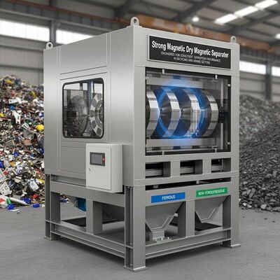 강성 자기 건조 자기 분리기 재활용 및 광산 부문에서 일관된 분리 성능을 위해 설계