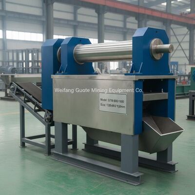 Weifang Guote Mining Equipment Co에서 제공하는 600-1600mm 롤러 길이 자기 분리기 기계 1200mm X 800mm X 1500mm