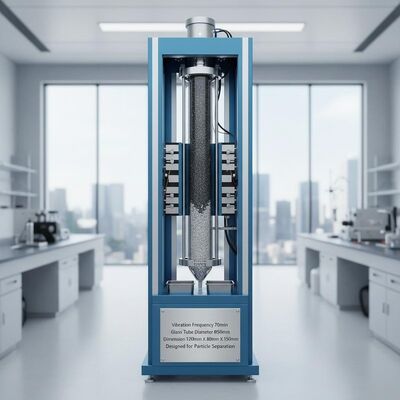 진동 주파수 70rmin 자기 분리 장비 유리 튜브 직경 Φ50mm 차원 1200mm X 800mm X 1500mm 입자 분리용으로 설계