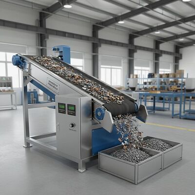 철금속을 비금속 물질로부터 분리하는 전자기 분리기