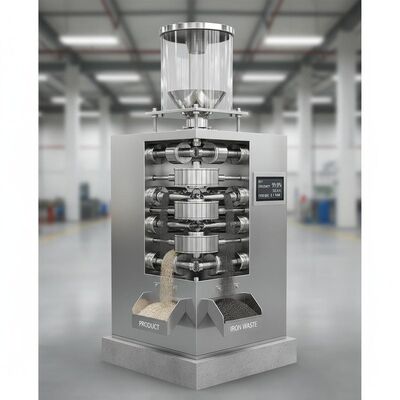 99.9% 분리 효율 및 0.1~3mm 공급 크기 범위를 갖춘 자동 철 제거 영구 자석 분리기