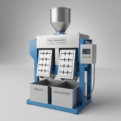배경 자기 강도 10000-15000 가우스 자기 분리 장치 용량 5-10T H 금속 회수 용도에 적합