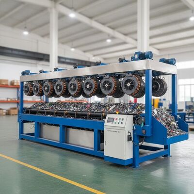 비금속 물질에서 철 금속 분리 전자기 분리기, 44개의 자석 및 맞춤형 전압 제공