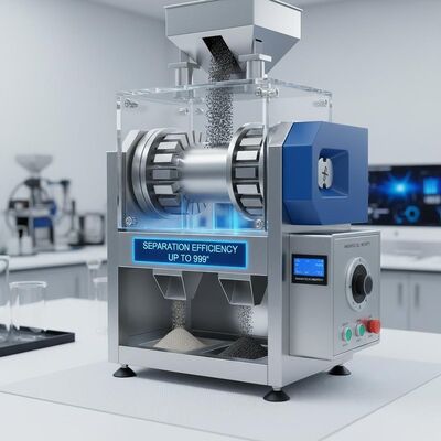 성능을 위한 강력한 자기장 강도를 특징으로 하는 최대 99%의 분리 효율을 갖춘 건식 자기 분리기