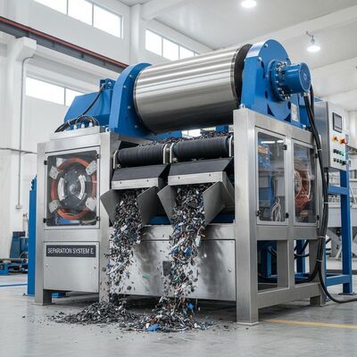 비금속 재료에서 철 금속 분리 자동 작동 및 절연 방법 E를 이용한 전자석 분리기