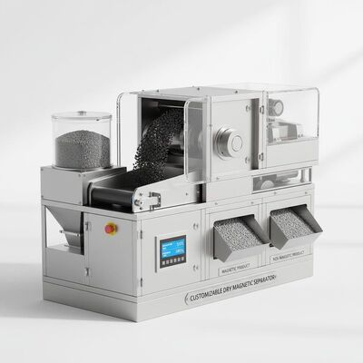 99%까지의 분리 효율과 낮은 유지보수성을 제공하는 맞춤형 건식 자석 분리기, 재료 분리에 완벽합니다.